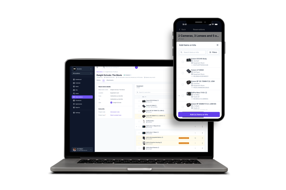 mobile app for asset operations