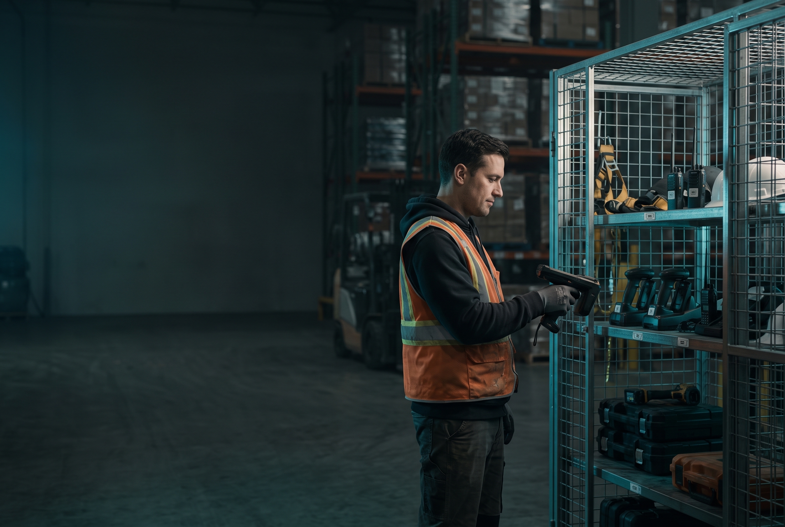 Cheqroom RFID usage warehouse logistics
