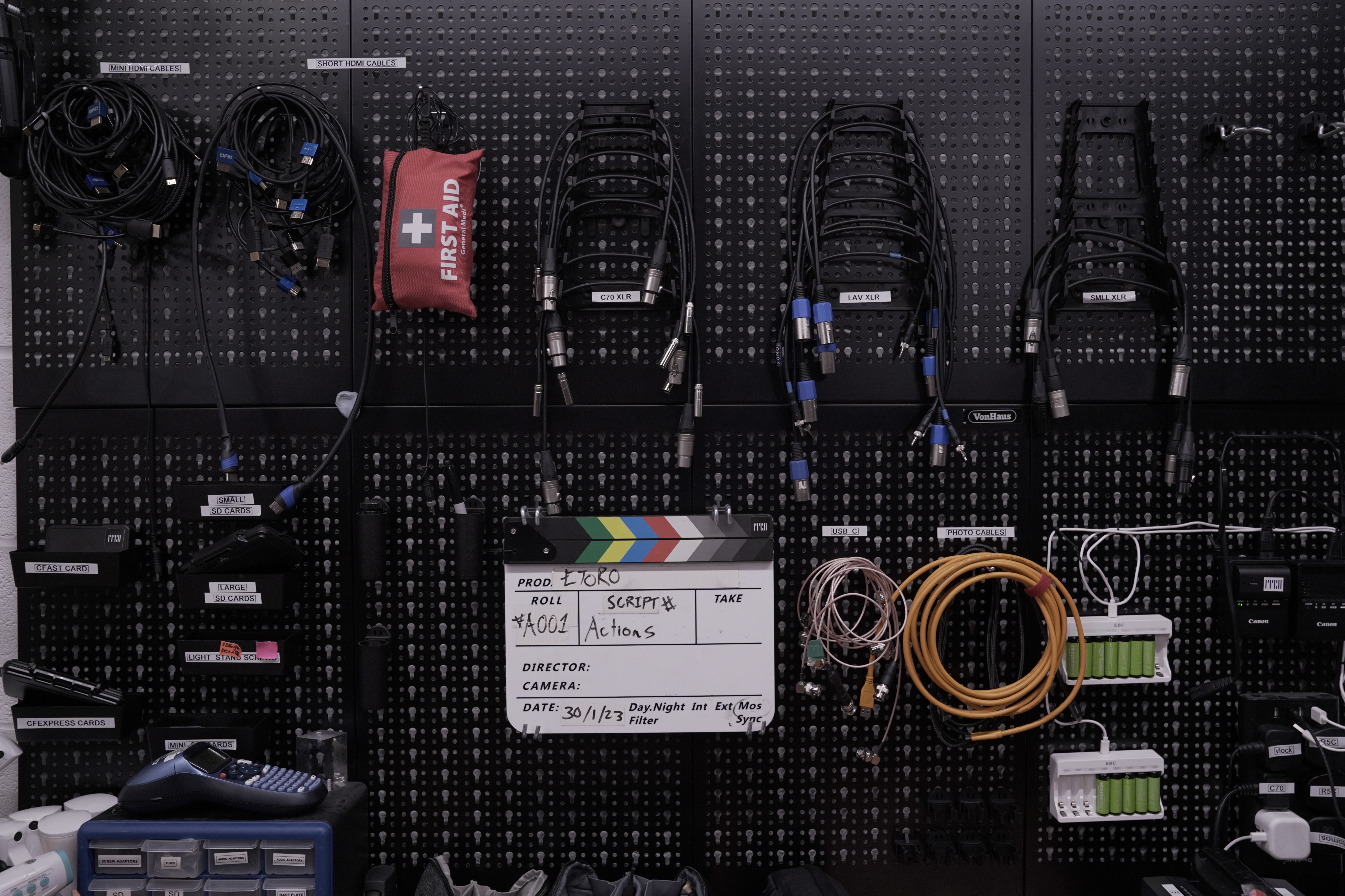ITCH pegboard cables