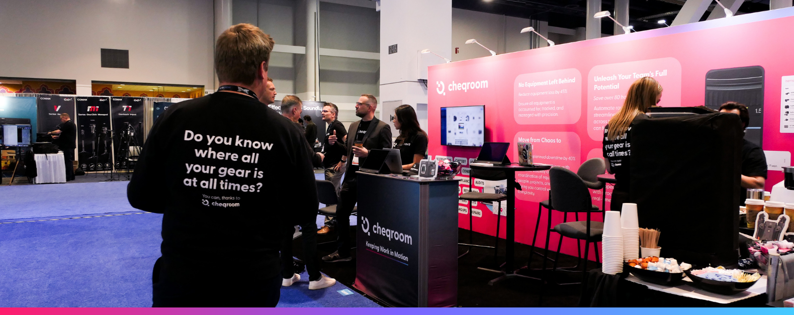 Cheqroom Team NAB Show at the booth thumbnail
