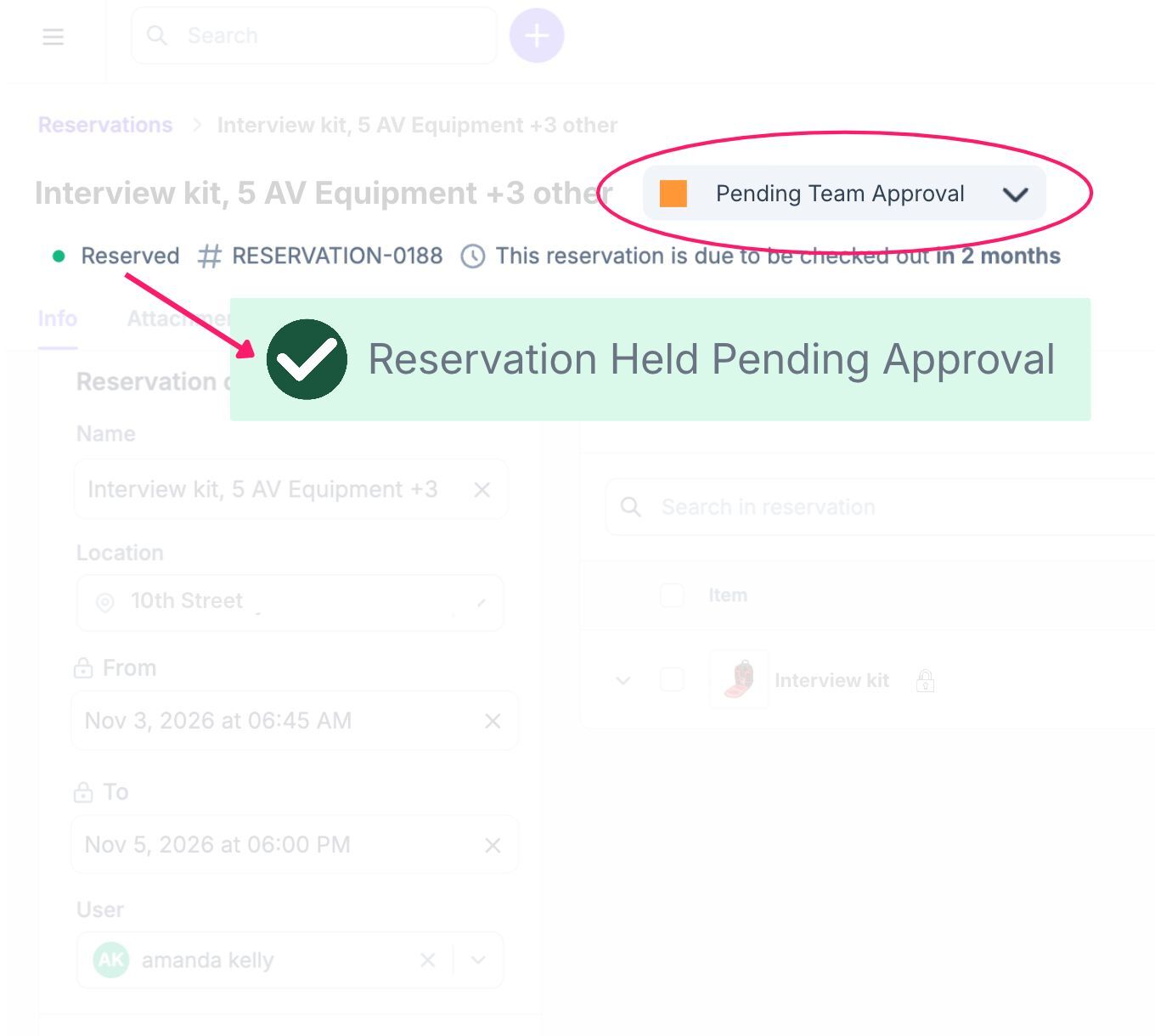 Approvals Pending