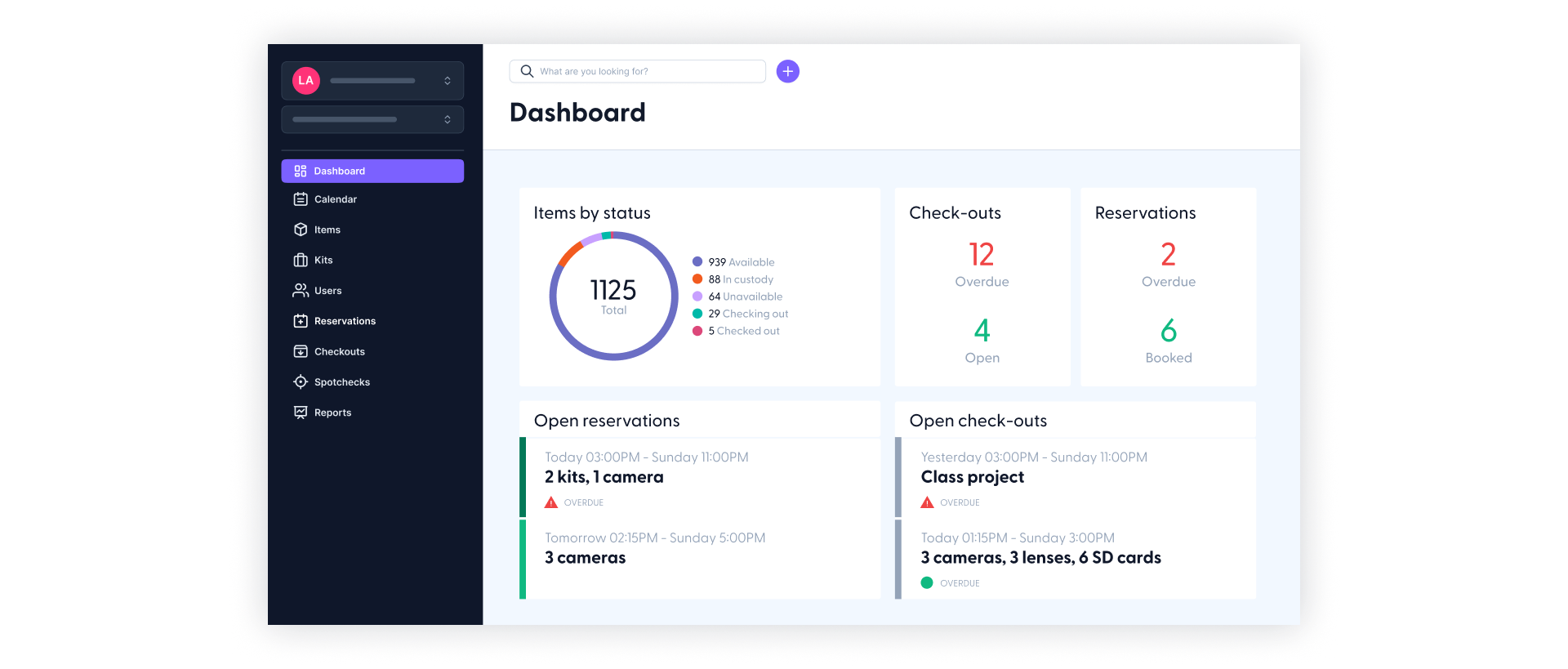 Product overview shadow