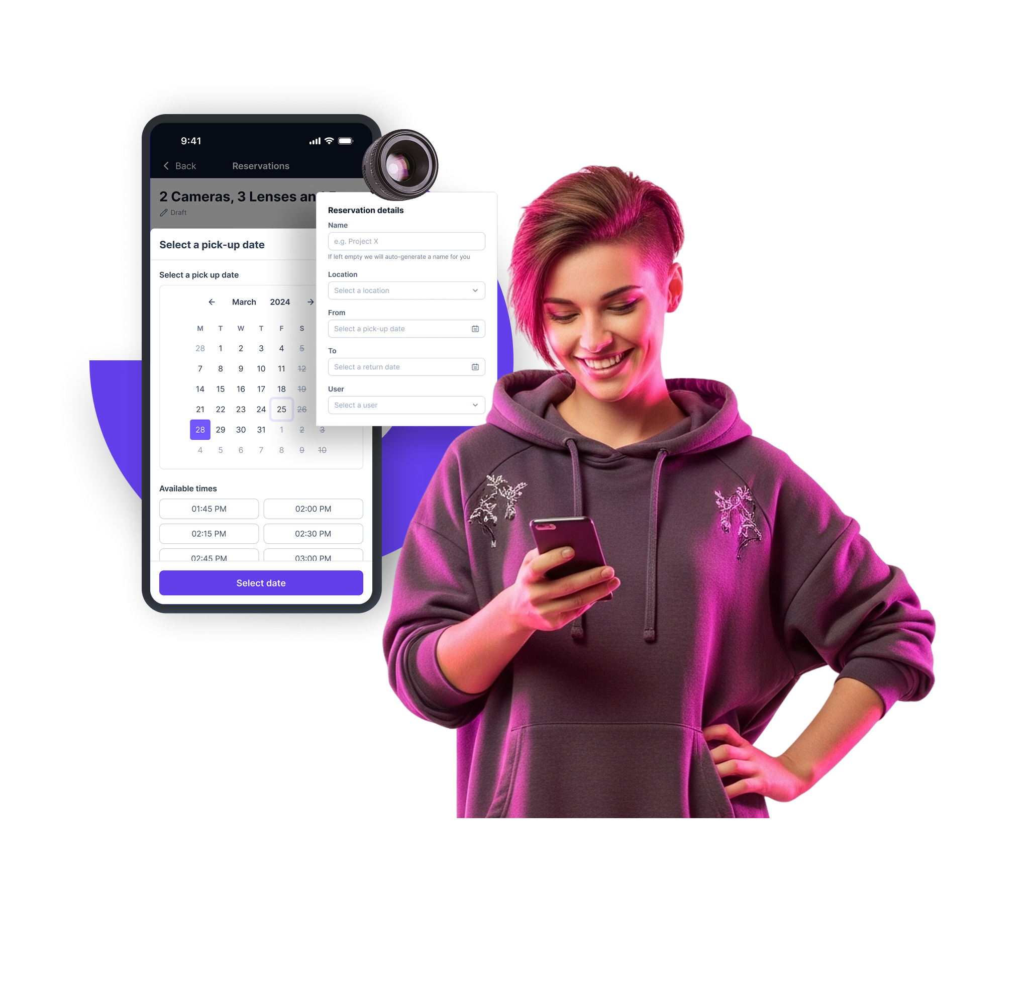 Reservation Calendar View