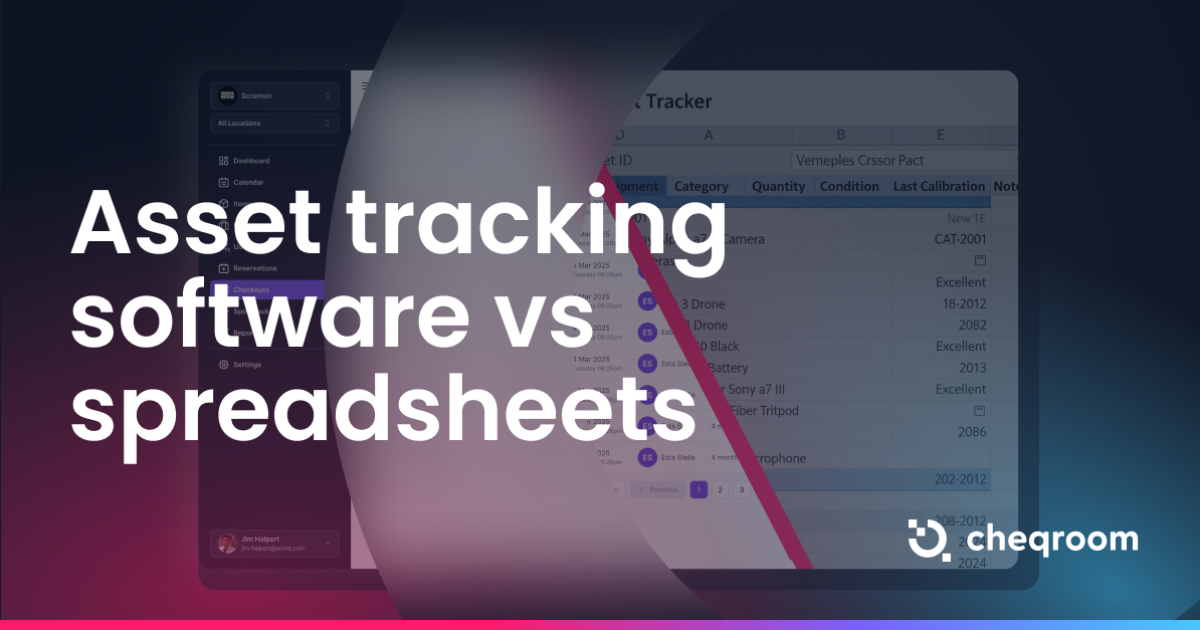 5+ Specialized Alternatives to Spreadsheet Asset Tracking | Cheqroom