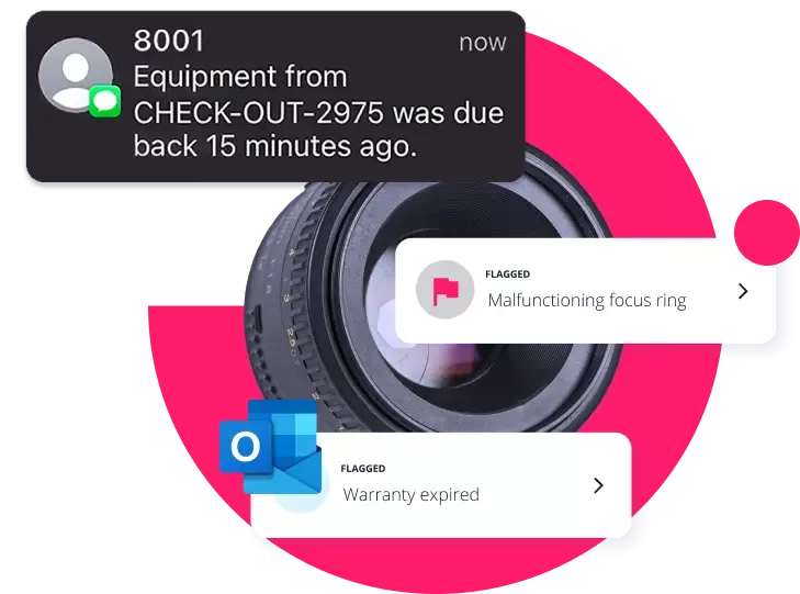 Cheqroom Integrations notifications