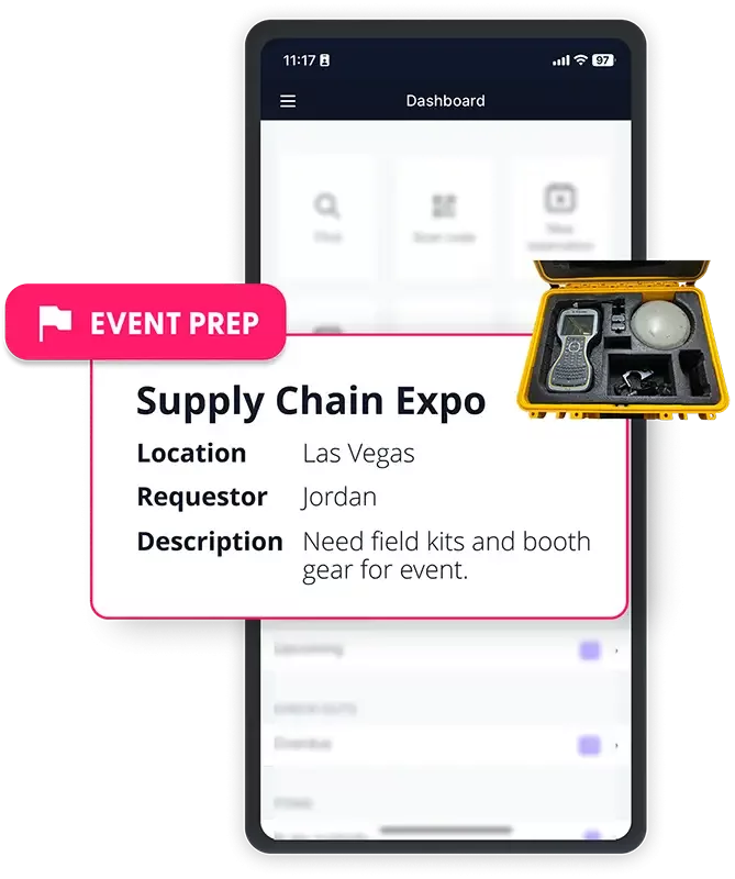 Logistics Planning with Cheqroom