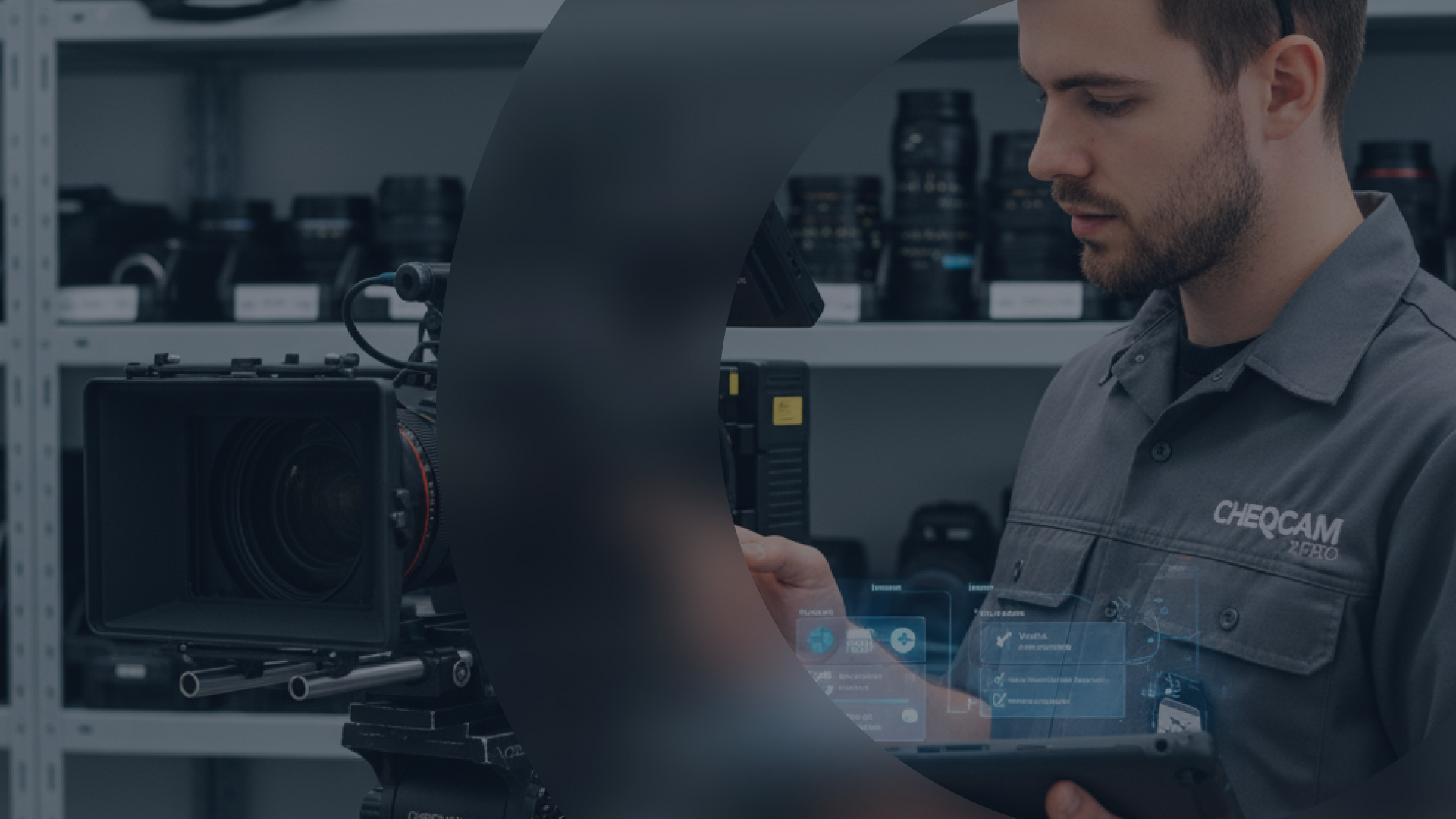 Equipment inventory management software header