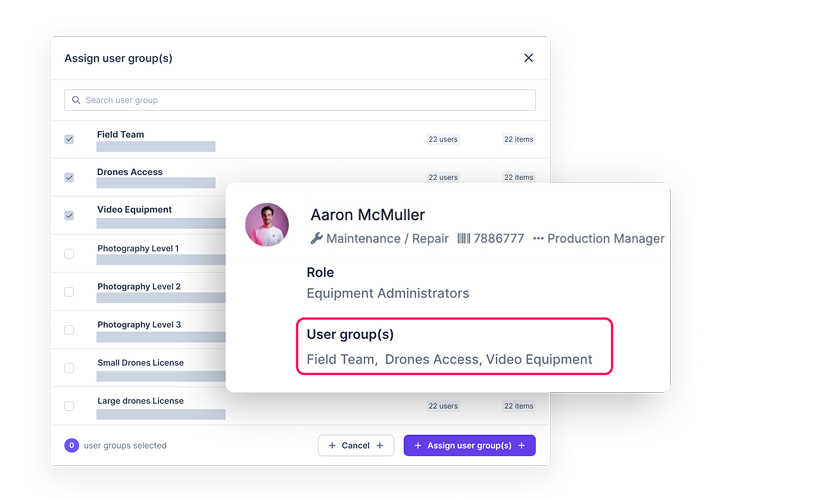 Multiple User Groups for Organizations