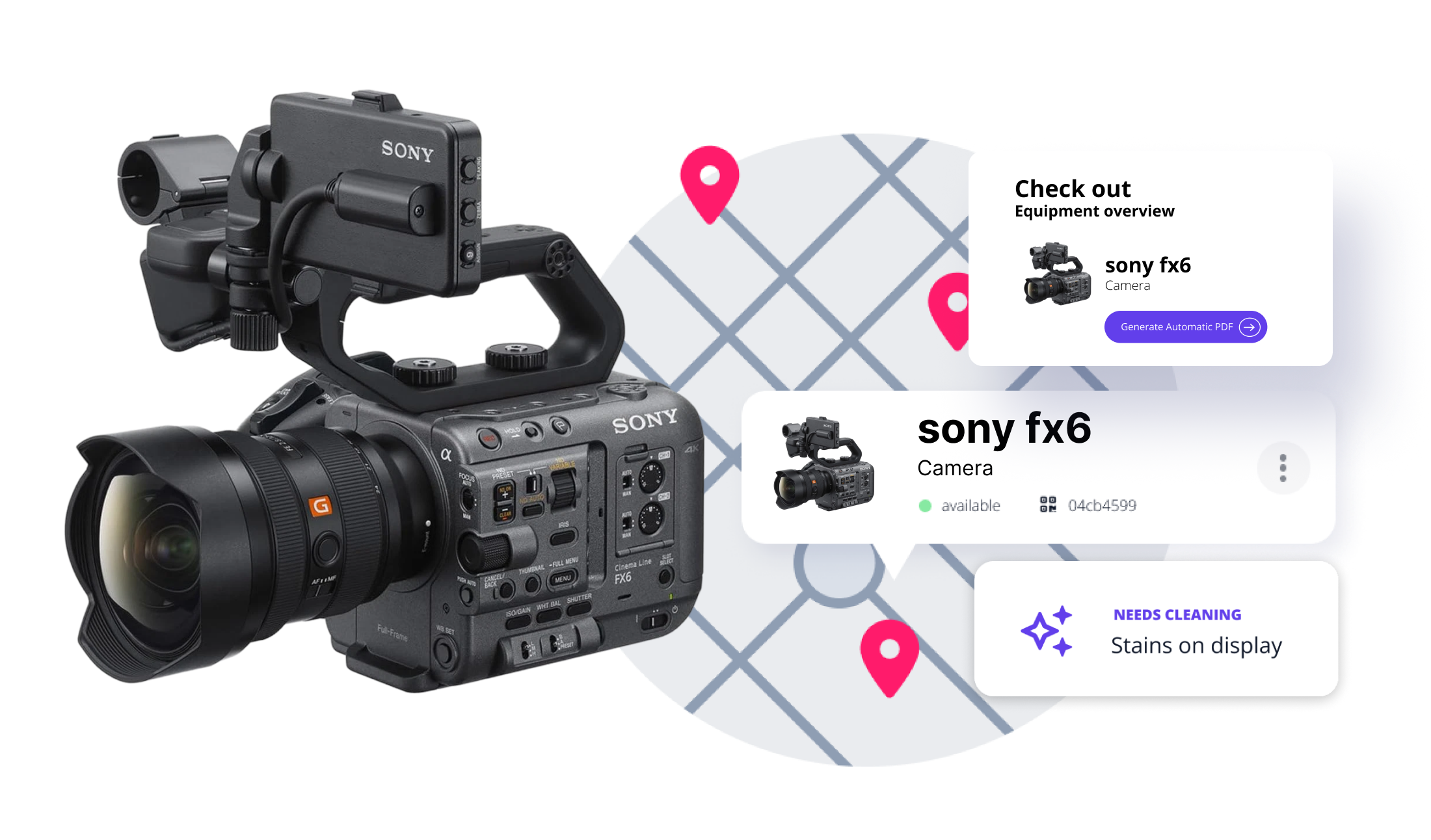 Sony fx6 camera gps tracking history